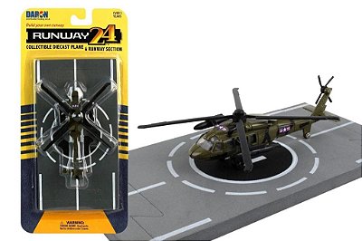 Miniatura UH-60 Black Hawk Runway-24 RW060 Helicóptero