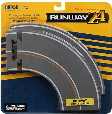 Seções de Pista Curva Runway-24 RW905 Cenário Aviação Base