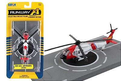 Miniatura HH-60J Coast Guard Runway-24 RW075 Helicóptero