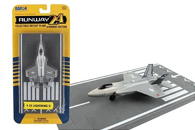Miniatura F-35 Lightning II Runway-24 RW170 Aviação Caça