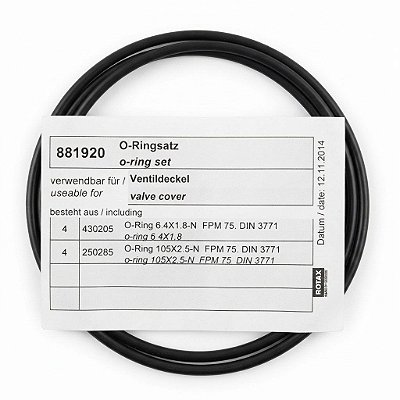 Jogo de O-Rings Rotax 881-920 Motor Aeronáutico