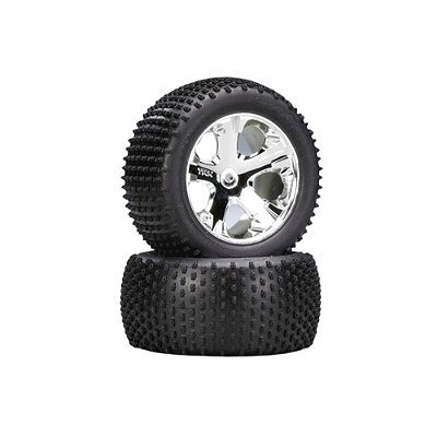 Roda RC Traxxas Rustler 2WD All-Star 2.8" Cromada Alias 12MM