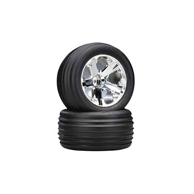 Roda RC Traxxas Rustler 2WD All-Star 2.8" Cromada Alias