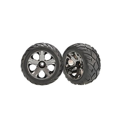 Roda RC Traxxas All-Star Anaconda Preta Cromada 2.8" 12MM