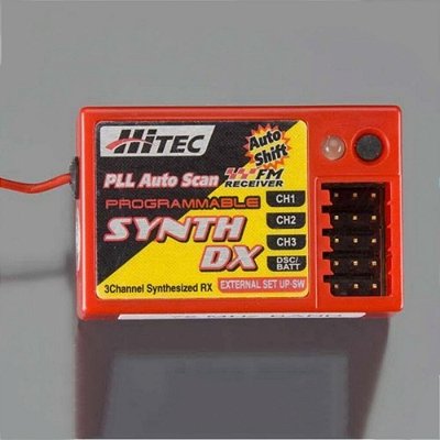 Receptor Hitec DX 3CH FM 75MHz 24775 Automodelo