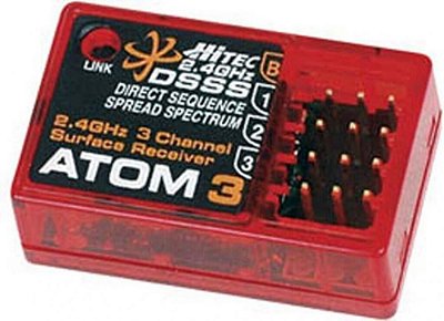 Receptor Hitec Atom 3 Micro 3CH DSSS 2.4GHz 29324