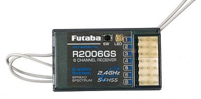 Receptor Futaba R2006GS 6CH 2.4GHz S-FHSS Aeromodelo