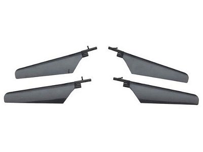 Pás do Rotor Pretas Proto CX RMXE6425 Helimodelo Reposição