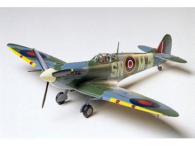 Kit Plastimodelismo Tamiya 1/48 Spitfire Mk.1 61033 Aeronave