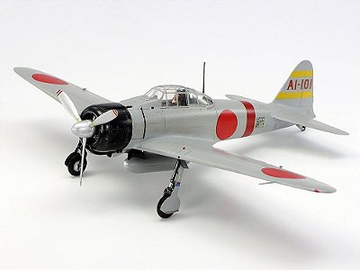 Kit Plastimodelismo Tamiya 1/48 Mitsubishi A6M2 Zero 61016
