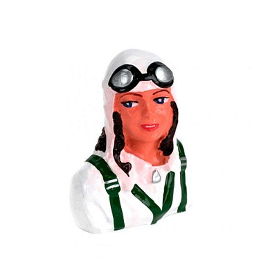 Boneco Piloto com Capacete e Óculos 1/9 Hangar 9 HAN9103