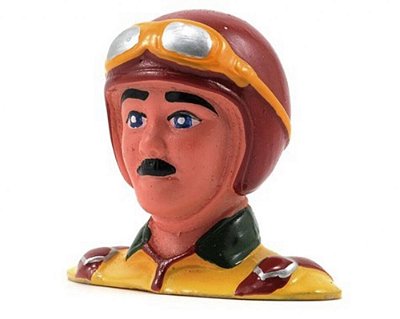 Boneco Piloto com Capacete e Óculos 1/9 Hangar 9 HAN9101