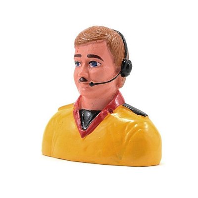 Boneco Piloto Civil com Capacete 1/7 Hangar 9 HAN9110 Aero