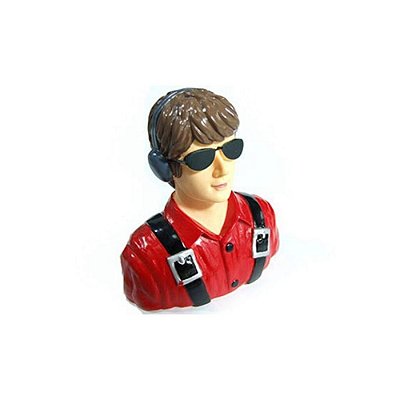 Boneco Piloto Vermelho 1/6 E-MAX HY031-00402