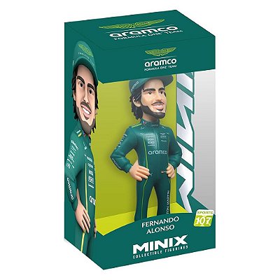 Boneco Minix F1 Aston Martin - Fernando Alonso #107