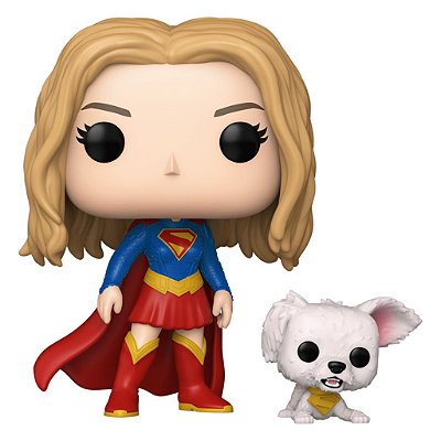 Funko Pop Heroes Dc Supergirl - Supergirl With Puppy Krypton 633