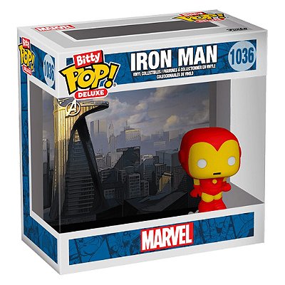 Funko Bitty Pop Deluxe Marvel Iron-man (avenger Tower) 1036