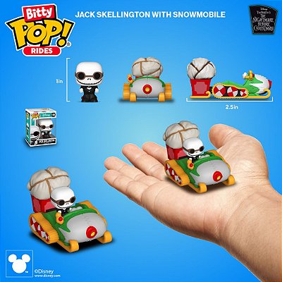 Funko Bitty Pop! Rides Disney The Night Before Christmas - Jack Skellington With Snowmobile (83624)