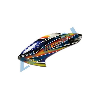 Peça Align Cabine Pintada T-rex 450 Dfc Align Helimodelo