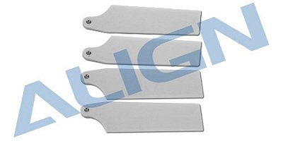 Peça Align T-Rex 470L Pa de Cauda 74MM Branco HQ0743DT