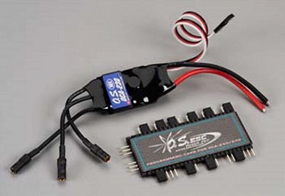 ESC O.S. OCA-230 30A 25V com Programador OCP-2