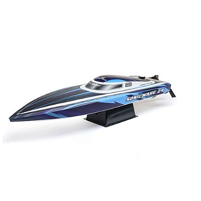 Lancha RC Sonicwake 24" Deep-V BLX RTR Blue ProBoat Náutico
