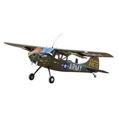 Aeromodelo Seagull Cessna Bird Dog "chickenman" Giant Scale 122"