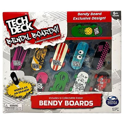 Tech Deck Bendy Boards 10 Pack 6366