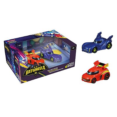 Carrinho Fricção Batwheels Bam vs Red 2un Carrera 0240