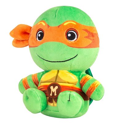 Pelúcia Tartarugas Ninja Michelangelo 6 " Club Mocchi Mocchi