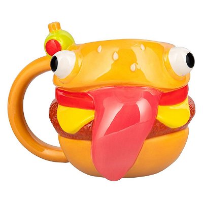 Caneca Paladone Fortnite Gamer Durrr Burger Formato 3D 6081
