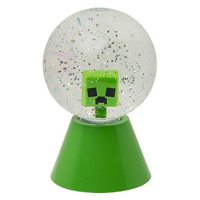 Luminária Paladone Minecraft Creeper Glitter Ball 1437