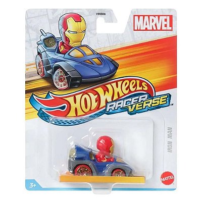 Miniatura Hot Wheels Marvel Racer Verse Iron Man