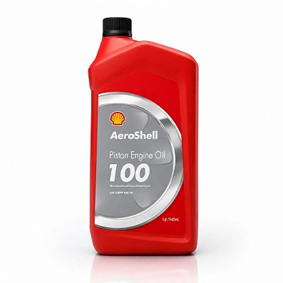Óleo Aeronáutico AeroShell 100 Mineral 1 Quarto 946ml Motor