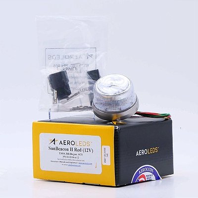 AeroLEDs Sunbeacon II Beacon Vermelho 12V 11-2200-A-12