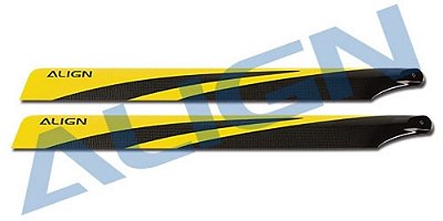Peça Align TR600N Pá Principal de Fibra de Carbono HD600FT