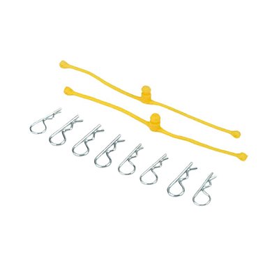 Du-Bro Body Clips Retainers Amarelo 2 Unidades Dub 2247