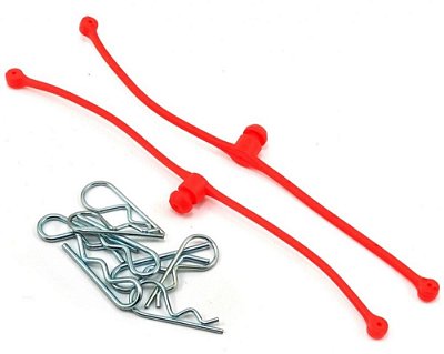 Du-Bro Body Clips Retainers Vermelho 2 Unidades Dub 2248