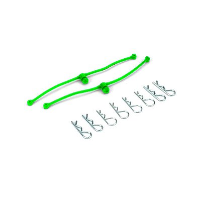 Du-Bro Body Clips Retainers Lime 2 Unidades Dub 2253
