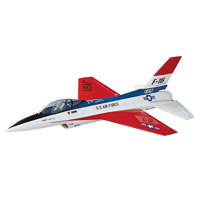 Aeromodelo Great Planes F-16 Falcon EP EDF ARF GPMA1801