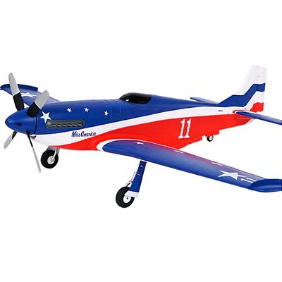 Aeromodelo FMS P-51 Mustang V2 PNP 1100MM Miss America