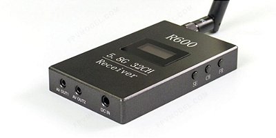 Receptor de Vídeo FPV Skyzone R600 5,8 GHz 600 mW OLED
