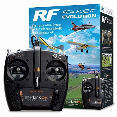 Simulador RealFlight Evolution com Controle Spektrum RFL2000
