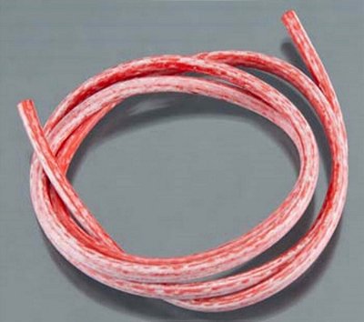 Cabo Silicone 10 AWG 1m Vermelho Castle 0031 Rádio-Controle