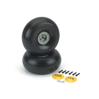 Roda RC DuBro Cub 1/4 Lightweight Leve com Ranhura J3