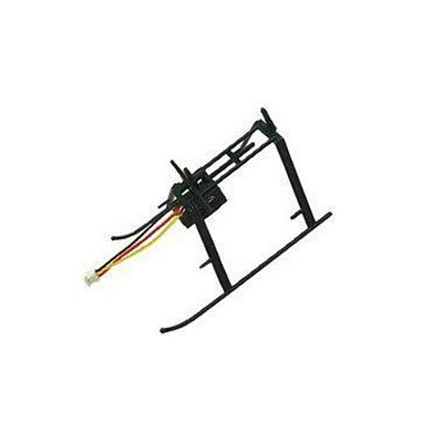 Trem de Pouso Preto Nine Eagles Bravo III NE4310003 Helimodelismo