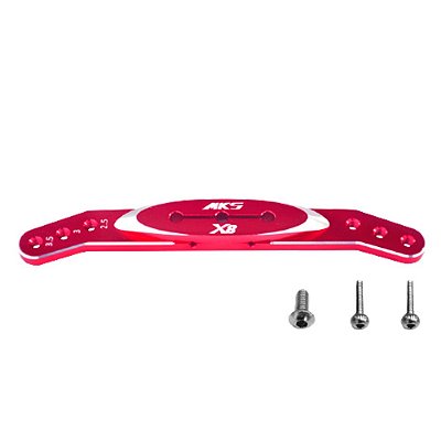 Braço de Servo Metal Duplo Offset M3 MKS X8 Aeromodelo RC