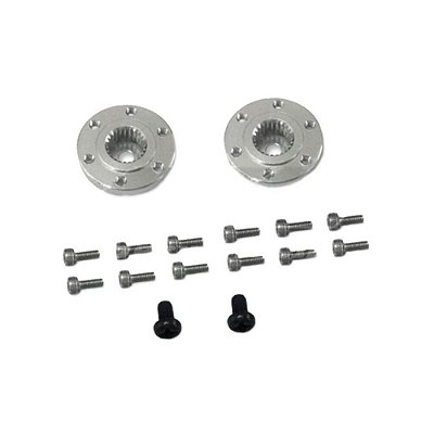 Cubo de Servo Metal 2un MKS 1Z-X8-SV-HUB-01 Aeromodelo