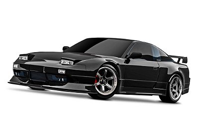 Carro Traxxas 1/10 4-TEC Drift Nissan 240SX RWD TQI Preto