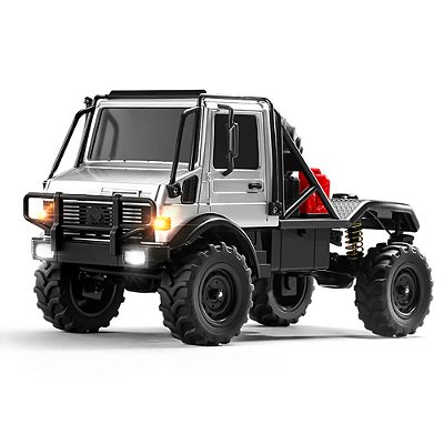 Carro Mnmodel 1/18 Semi-Reboque 6KM 4WD Cinza MN-333